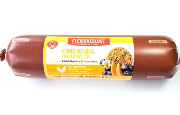 Fleischeslust Feines Geflügel mit Süßkartoffeln und Kamille