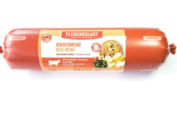 Fleischeslust Rindermenü mit Pastinaken 800g