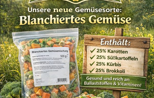 blanchiertes Gemüse 500g